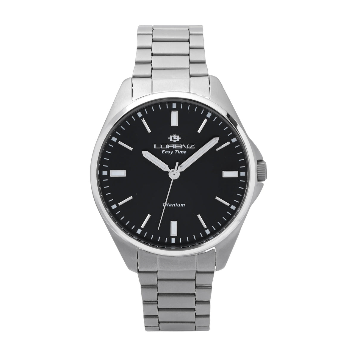Lorenz Easy Time Titanio Orologio Uomo Grigio - Ref. 030236DD