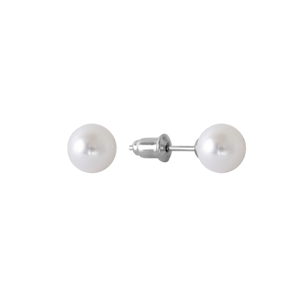 Orecchini ChiMiAma 140315 Perla Naturale Ø 7/7.5 mm - Argento 925