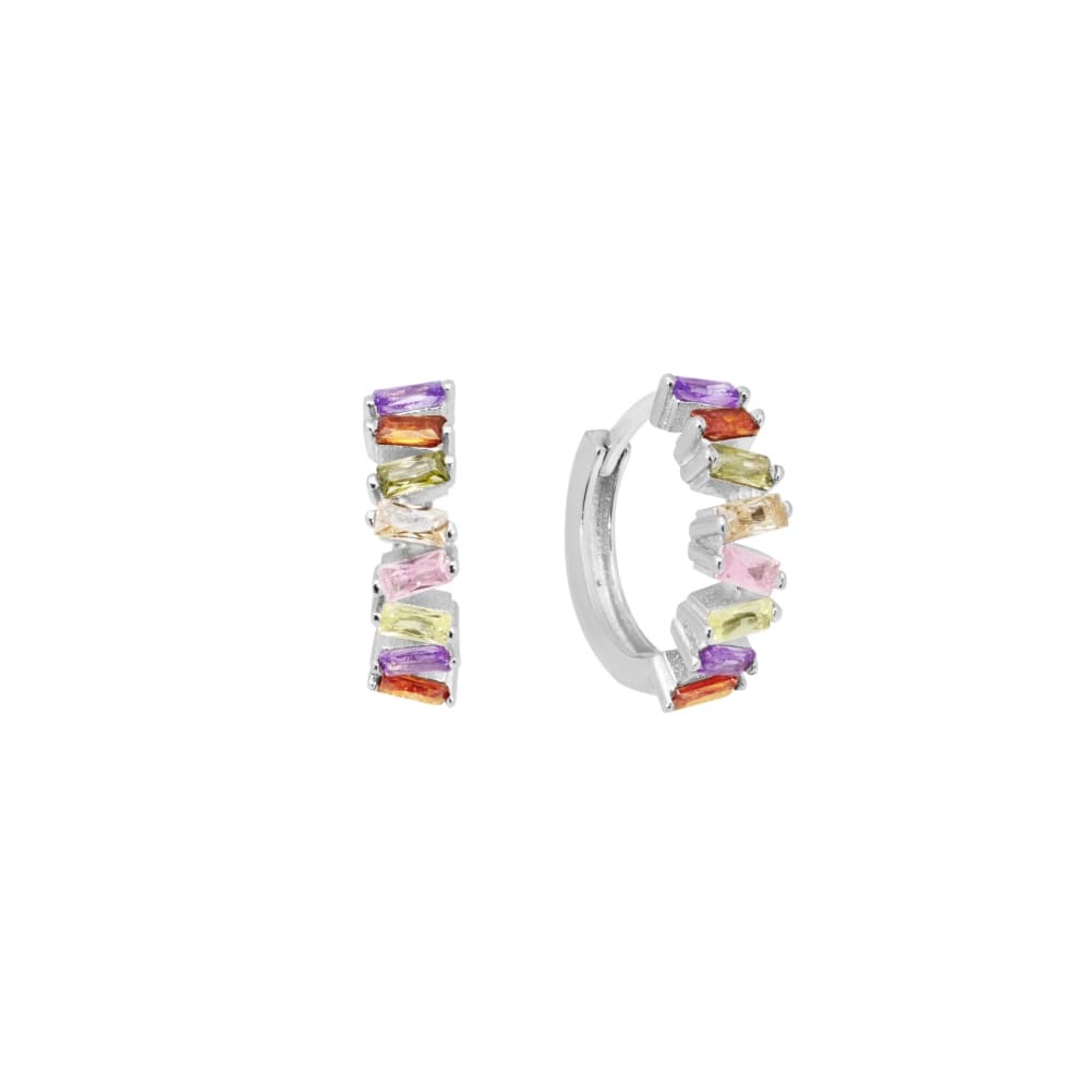 Orecchini ChiMiAma 140664 Ø 14 mm | Multicolore - Argento 925