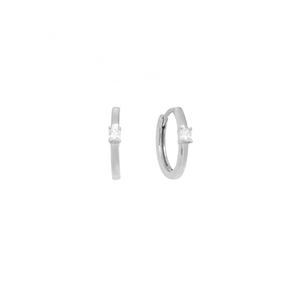 Orecchini ChiMiAma 140667 Ø 12.5 mm | Zircone 3x2 mm - Argento 925