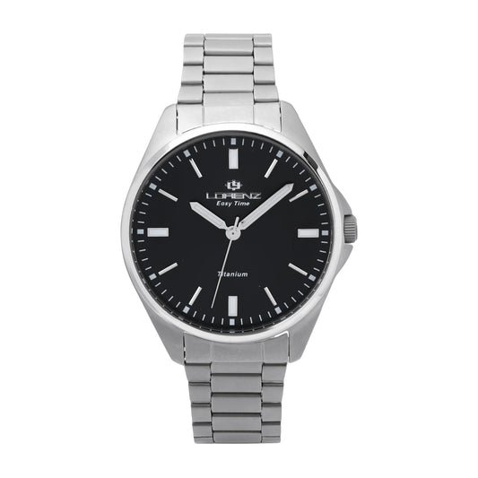 Lorenz Easy Time Titanio Orologio Uomo Grigio - Ref. 030236DD
