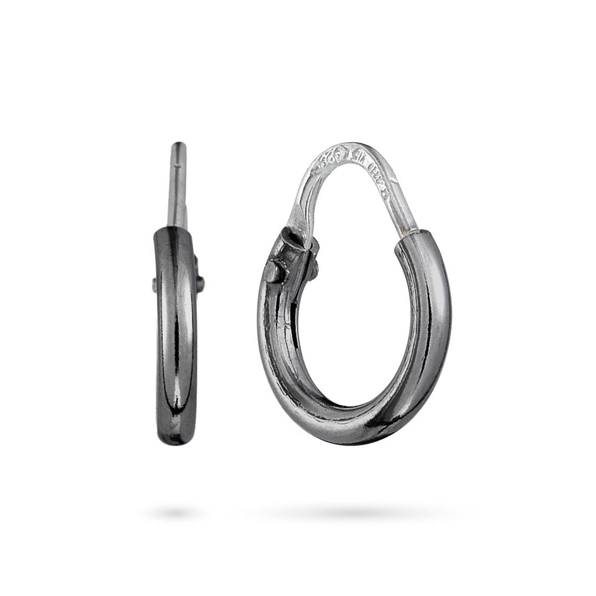 Orecchini ChiMiAma 140173 Pvd Nero | Ø 11 mm - Argento 925