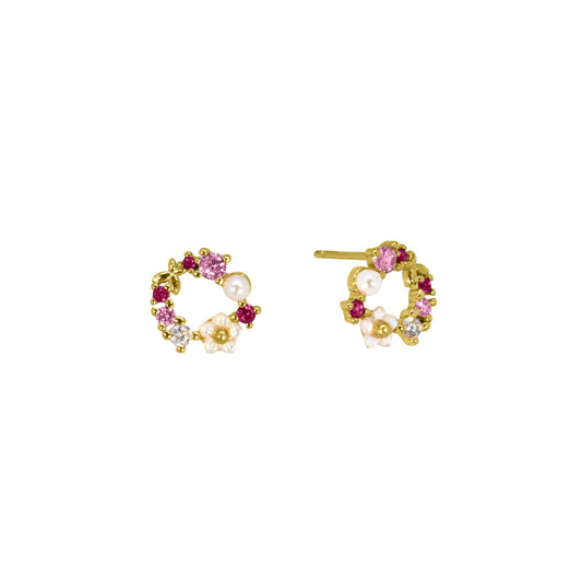 Orecchini ChiMiAma 140383 Ø 9 mm | Pvd Oro Giallo - Argento 925