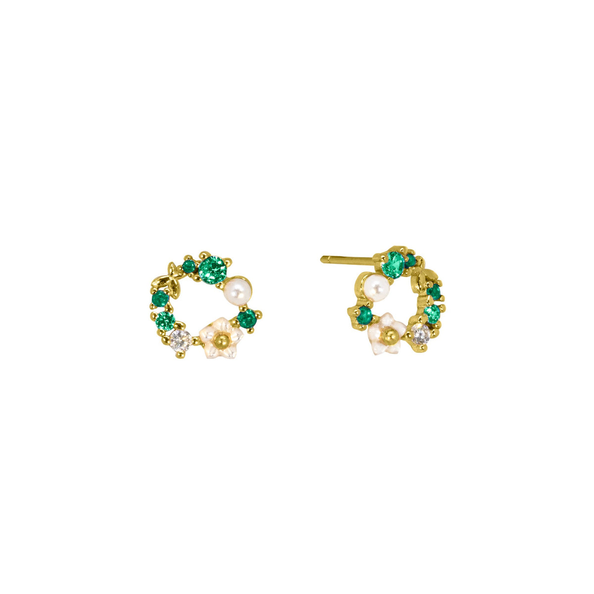 Orecchini ChiMiAma 140384 Ø 9 mm | Pvd Oro Giallo - Argento 925