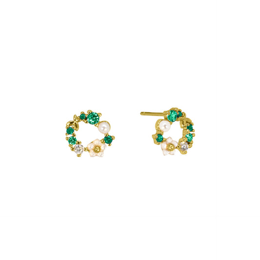 Orecchini ChiMiAma 140384 Ø 9 mm | Pvd Oro Giallo - Argento 925