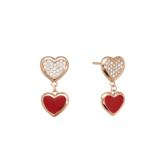Orecchini ChiMiAma 140550 Cuori Ø 9 mm - Argento 925