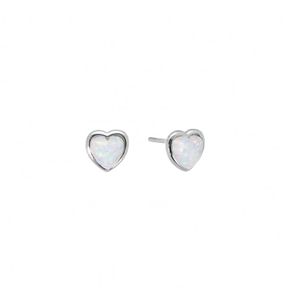 Orecchini ChiMiAma 140553 Ø 6 mm | Opale Sintetico - Argento 925