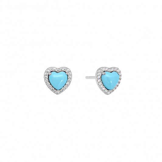 Orecchini ChiMiAma 140567 Cuore Ø 9 mm - Argento 925