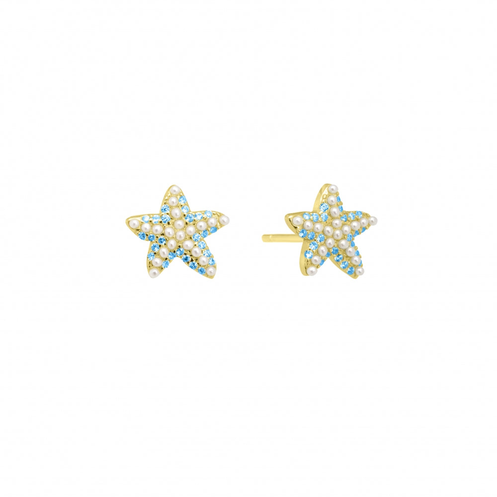 Orecchini ChiMiAma 140572 Ø 10 mm | Pvd Oro Giallo - Argento 925