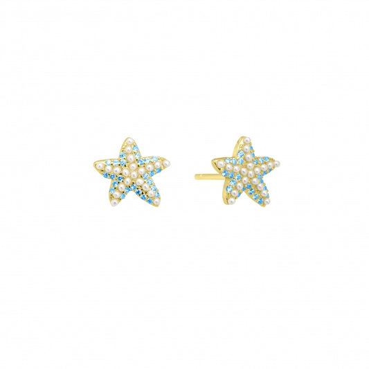 Orecchini ChiMiAma 140572 Ø 10 mm | Pvd Oro Giallo - Argento 925