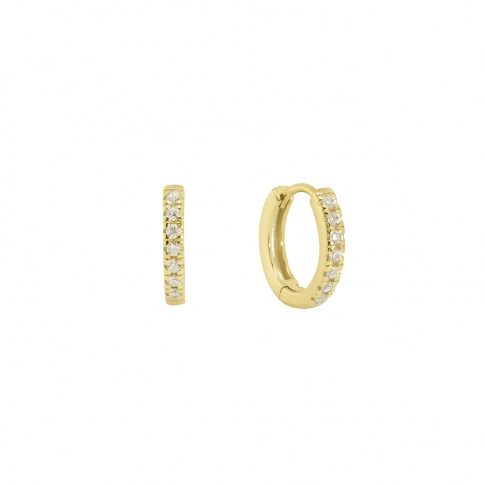 Orecchini ChiMiAma 140684 Ø 13 mm | Pvd Oro Giallo - Argento 925