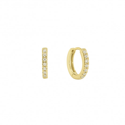 Orecchini ChiMiAma 140684 Ø 13 mm | Pvd Oro Giallo - Argento 925