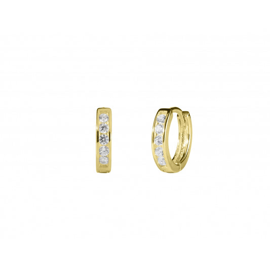 Orecchini ChiMiAma 140688 Ø 10 mm | Pvd Oro Giallo - Argento 925