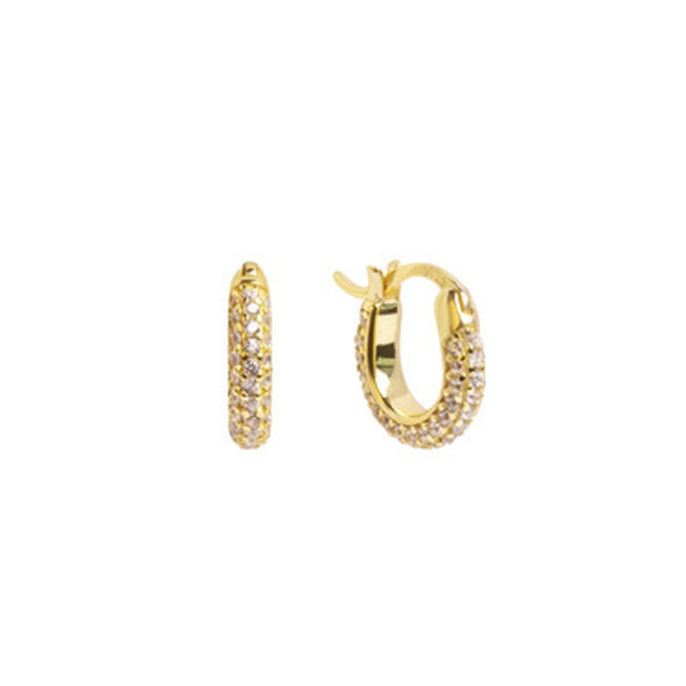 Orecchini ChiMiAma 140272 Pvd Oro Giallo |  Ø 10 mm - Argento 925