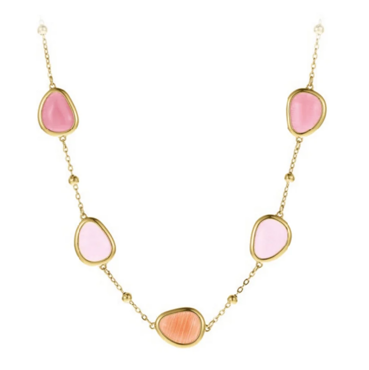 Set Trio ChiMiAma – Collana, Bracciale e Orecchini Acciaio