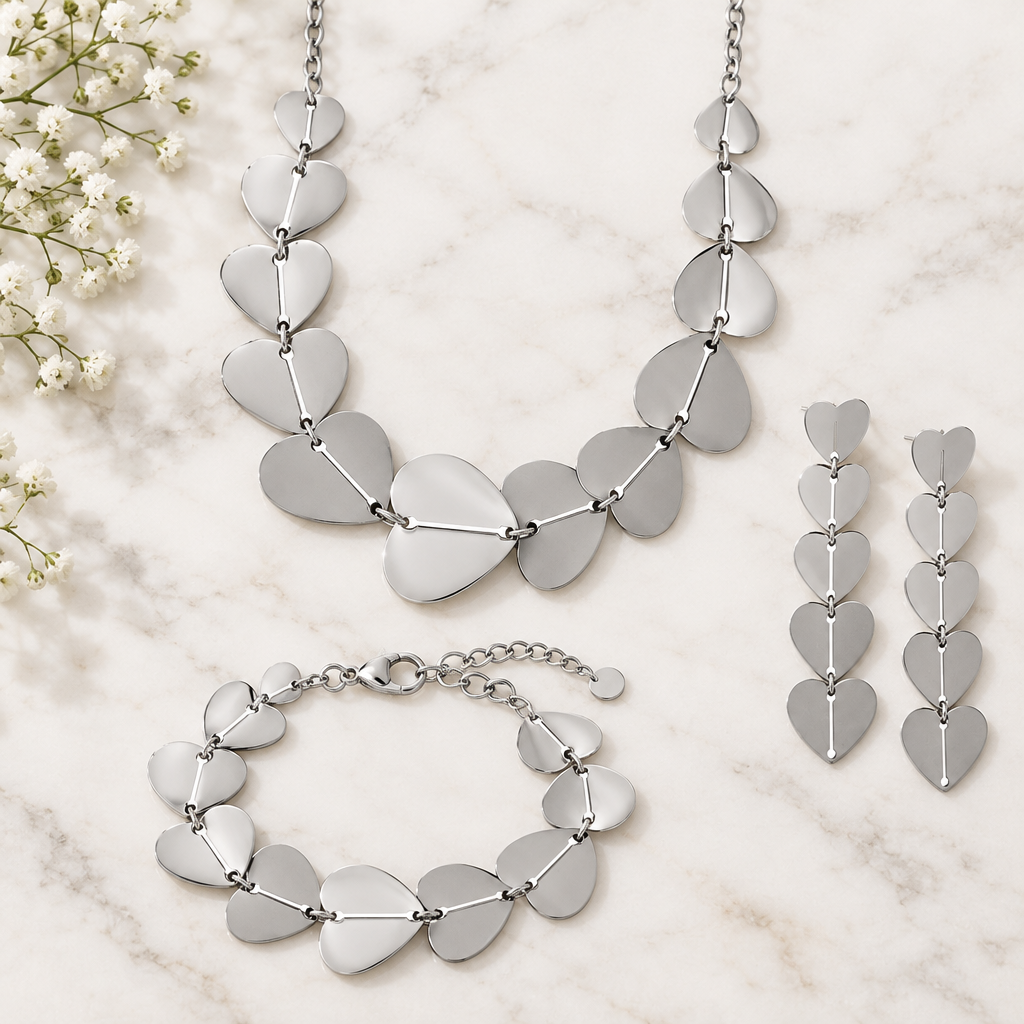 Set Trio ChiMiAma Donna – marmo con fiori